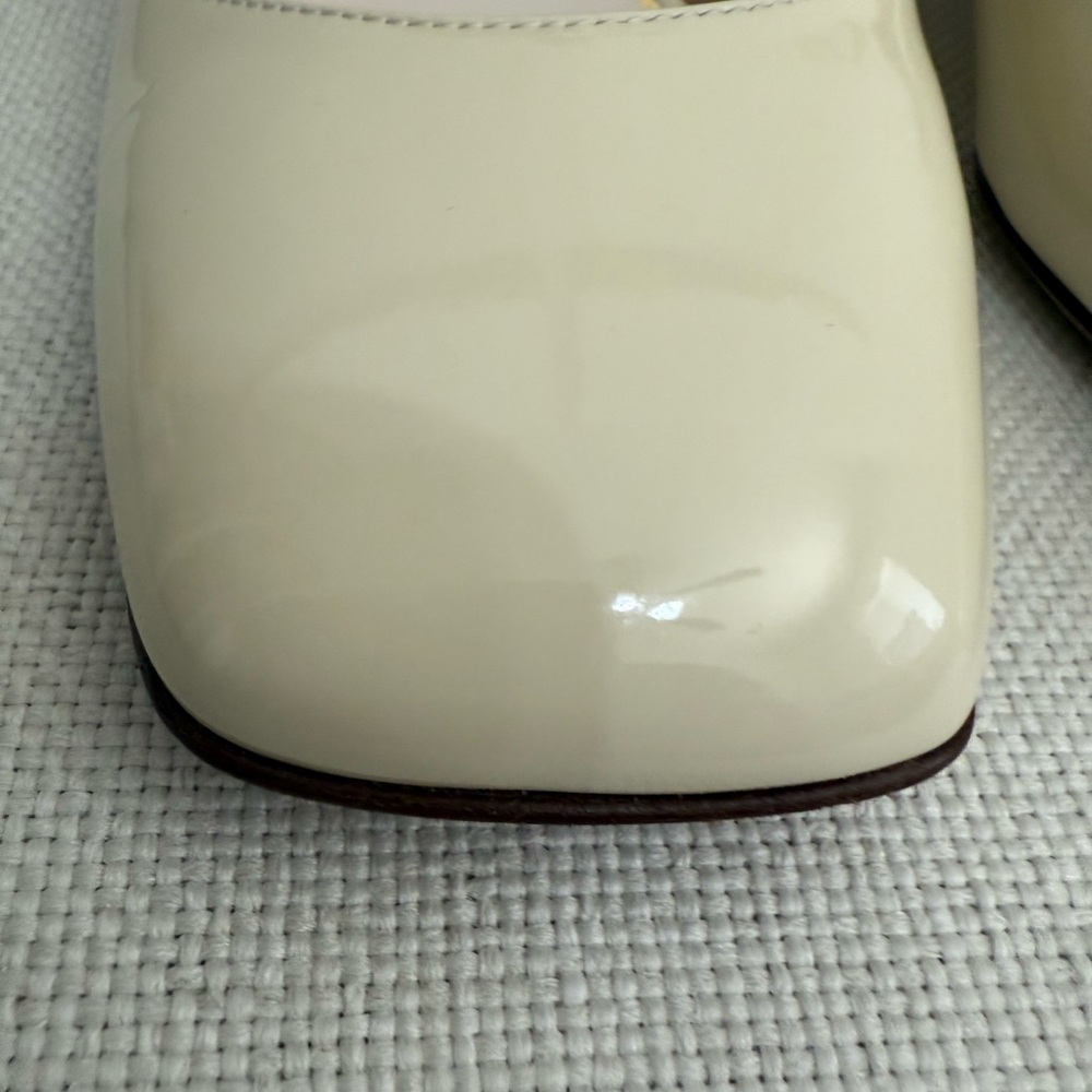 Valentino Cream Ankle Strap Heels - Picture 5 of 6